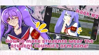 How to make students wear the student council's arm band! (Schoolgirls Simulator Hack)