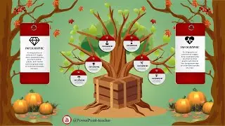 Designing an infographic in the form of a tree/PowerPoint