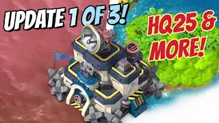 Boom Beach HQ25 Sneak Peek!! Update 1 of 3?!