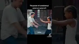 Karate kid &lsquo;Jacket on Jacket off&rsquo;