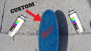 How to make a CUSTOM PENNY BOARD (EASIEST WAY)
