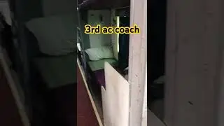 3rd ac coach #railway #travel