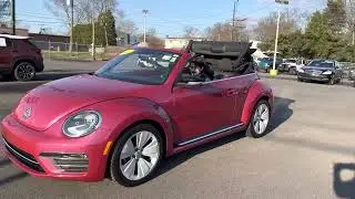 2017 Volkswagen Beetle Convertible top operation