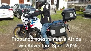 Rodamos por Cantabria  los primeros kms de nuestra Africa Twin 2024 para sacar conclusiones