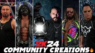 WWE 2K24 INSANE REALISTIC COMMUNITY CREATIONS ⏐ NO MODS