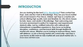 Ipe Dojo Judo and BJJ Club in Woodbridge- The best Kids martial arts in  Woodbridge.