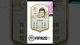 david beckham - &eacute;volution fifa (18-22)#shorts #icon #football