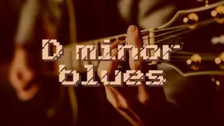 D minor 12-bar blues backing track