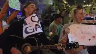 Rod Webber - Protesting the protestors in Austin TX (short version)
