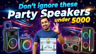 Best party speaker under 5000. Party speakers you should not ignore under 5000.