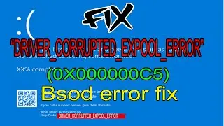 How to Fix DRIVER CORRUPTED EXPOOL Error Windows 10/8/7[3 method] blue screen of death (2020 method)