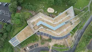 YHA The Sill / Hadrians Wall / Northumberland / UK / Drone