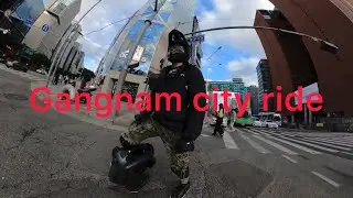 (HD) EUC /holiday Monday Gangnam city ride