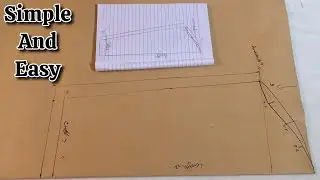 How to draft a basic sleeve pattern/ sleeve drafting tutorial for all sizes/ Easy Tailoring/ basic