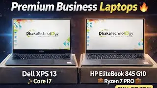 ✅ HP Elitebook 845 G10 AMD Ryzen 7 PRO 🔥 Dell XPS 13 9370 Core i7 👑 | 4K Touch Screen Display 👨‍💻