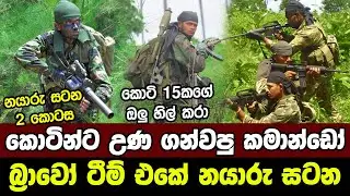 කොටින්ට උණ ගන්වපු කමාන්ඩෝ බ්&zwj;රාවෝ ටීම් එකේ නයාරු සටන - 2 | Commando Bravo Team | Battle of Nayaru