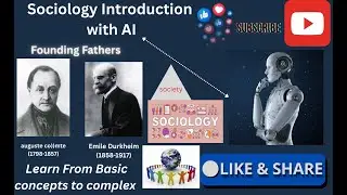 ✅ #introduction  to #sociology  | Founding Fathers/basic#concept #origin