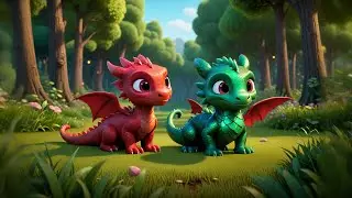 Three Baby Dragons Roar in Tune | Dragon Song for Kids | Nursery Rhymes and Preschool Learning