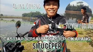 Casting bersama YTB Cikarang @agungdoreng dan ketemu handmade FOX LURE bang @Steven