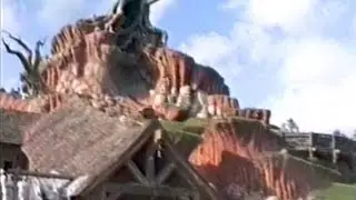 Disneyland Splash Mountain Testing 1988 Under Construction Retro