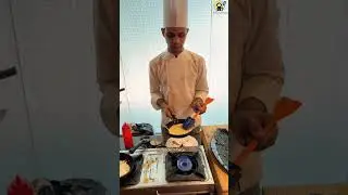 Omelette in 5 Star Hotel | 4 Points by Sheraton Jaipur | 5 Star hotel buffet #shorts #streetfood