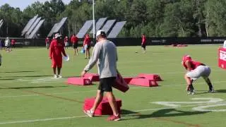 UGA RBs, Nick Chubb work on jump cuts