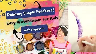 Paint Easy Feathers! - Watercolour as Art Therapy for Kids