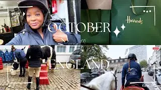 AN AUTUMN VLOG | HORSE RIDING & SHOPPING HAUL |#classystyle #equestriangirl #fallhaul #octobervlog
