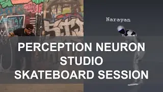 Perception Neuron Studio | Skateboard Session