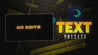 Alight Motion Text Preset | Alight Motion Tutorial | Ae Like Text