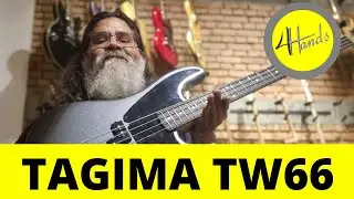 TAGIMA TW66 WOODSTOCK SERIES METALLIC GRAY 4-STRING BASS