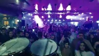alkhouf yrajf alkhawaf حفلة علي مدلج رأس السنة راشيا مطعم الكنز بس من عنا