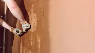 Renovation: repairing a crack in a clay plaster wall | Part 1