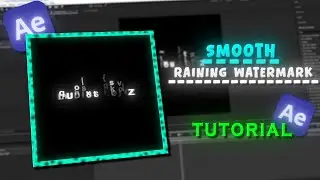 Smooth Raining Watermark Animation | After Effects TUTORIAL