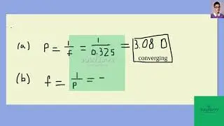 [Physics] What is the power of a 32.5-cm-focal-length lens? (b) What is the focal length of a lens?