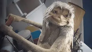 Kids yank a magical monkey out of the sand #movie