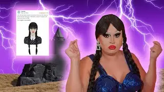 LET'S TAKE WEDNESDAY ADDAMS AMAZON WIG FROM MID-WEEK TO YASSS