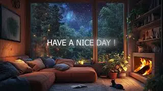 🔥 Cozy Fire Ambience ❄️ Healing Sounds for Tranquil Winter Nights