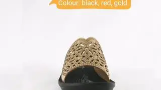 Casual Women shoes Med Heels Lady Slider Sandals