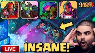 NEW CYBER SEASON Coming TOMORROW! Big REACTION to ALL COSMETICS! (Clash Of Clans Live)