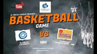 Partit El C&iacute;rcol Cotonifici - U.E.Matar&oacute; - Germans Homs - SMB - Competici&oacute; Copa Catalunya 2021
