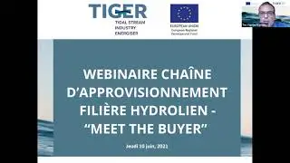 Tidal Stream Supply Chain &ldquo;Meet the Buyer&rdquo; French sites webinar.