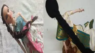 Barber doll ki traditional make ip#saree draping#trending #yt vidio#viral vidio