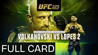 UFC 325 Volkanovski Vs Lopez | Full Card Breakdown And Preview