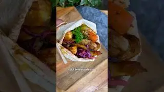 Meatless Shawarma 🥙 - a Middle Eastern Caribbean fusion 💛