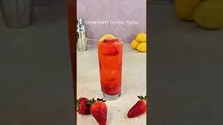 Strawberry Spring Spritz Easter Cocktail Recipe by The Ice Co