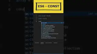 Array declaration with const in javascript. 
