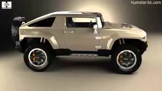 Hummer HX 2008 3D model by 3DModels.org