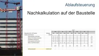 Nachkalkulation auf der Baustelle - Baubetrieb - htw saar