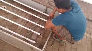 Perbaikan neon box akrilik Ngabean parfum  Part 2 pasang lampu baru TL LED